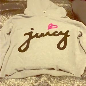 Juicy couture copped sweatshirt